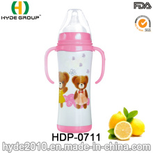 Botella de alimentación más barata del bebé del acero inoxidable 180ml al por mayor (HDP-0711)